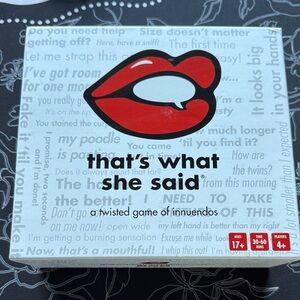 That's What She Said Game